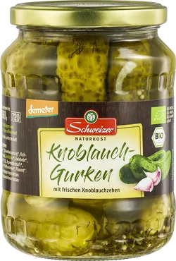 Bio-Knoblauchgurken im Glas - jetzt online kaufen bei Natur.com