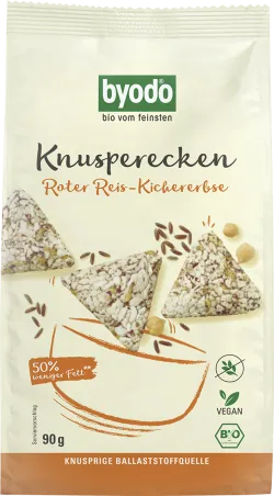 Bio-Knusperecken mit rotem Reis & Kichererbse - jetzt online kaufen bei Natur.com