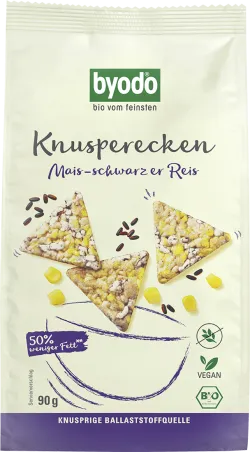 Bio-Knusperecken mit schwarzem Reis - jetzt online kaufen bei Natur.com