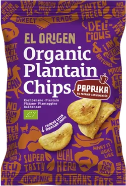 Bio-Kochbananen-Chips mit Paprika - jetzt online kaufen bei Natur.com