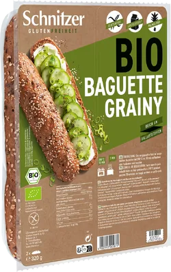 Bio-Körniges Baguette glutenfrei zum Aufbacken - jetzt online kaufen bei Natur.com