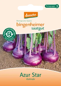 Bio-Kohlrabi Azur Star Saatgut - jetzt online kaufen bei Natur.com