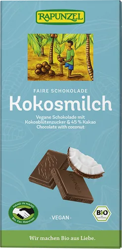 Bio-Kokosmilch-Schokolade - jetzt online kaufen bei Natur.com