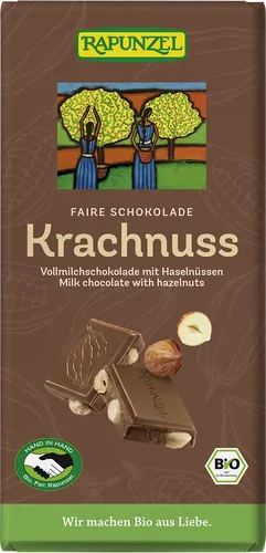 Bio-Krachnuss Schokolade mit Haselnüssen - jetzt online kaufen bei Natur.com