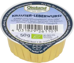 Bio-Kräuter-Leberwurst im Glas - jetzt online kaufen bei Natur.com