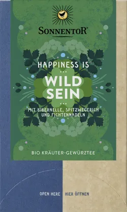 Bio-Kräuter-Gewürztee Happiness is Wild sein - jetzt online kaufen bei Natur.com
