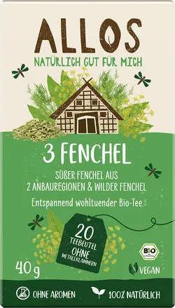Bio-Kräutertee 3 Fenchel im Beutel - jetzt online kaufen bei Natur.com