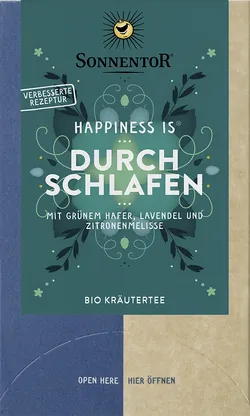 Bio-Kräutertee Happiness is Durchschlafen im Beutel - jetzt online kaufen bei Natur.com