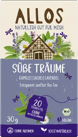 Bio-Kräutertee Süße Träume im Beutel - jetzt online kaufen bei Natur.com