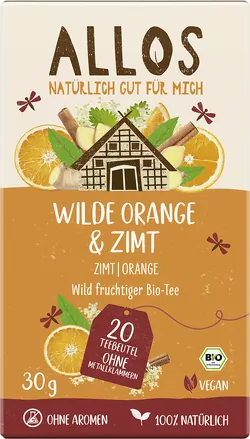 Bio-Kräutertee Wilde Orange & Zimt im Beutel - jetzt online kaufen bei Natur.com