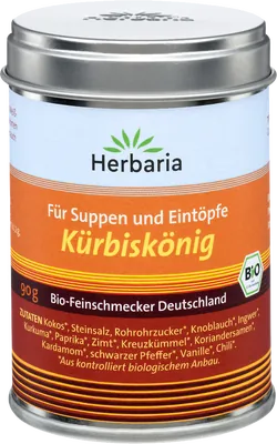 Bio-Suppen- & Eintopfgewürz Kürbiskönig - jetzt online kaufen bei Natur.com