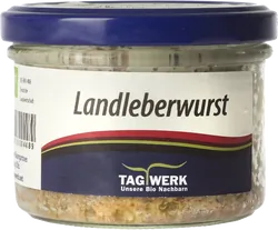 Bio-Landleberwurst aus Bayern im Glas - jetzt online kaufen bei Natur.com