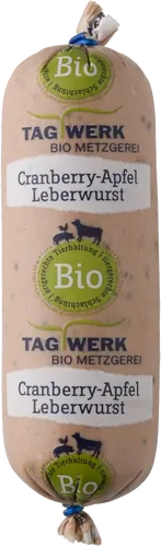 Bio-Leberwurst mit Cranberry & Apfel aus Bayern - jetzt online kaufen bei Natur.com