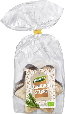 Bio-Lebkuchensterne mit Zartbitterschokolade - jetzt online kaufen bei Natur.com