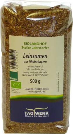 Bio-Leinsaat aus Bayern - jetzt online kaufen bei Natur.com