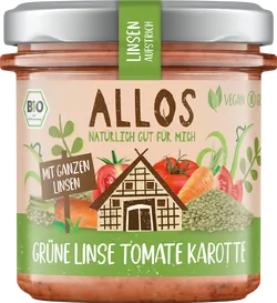 Bio-Brotaufstrich mit grünen Linsen, Tomate & Karotte - jetzt online kaufen bei Natur.com