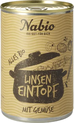 Bio-Linsentopf mit Gemüse - jetzt online kaufen bei Natur.com