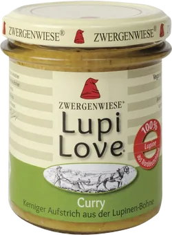 Bio-Brotaufstrich LupiLove mit Curry - jetzt online kaufen bei Natur.com