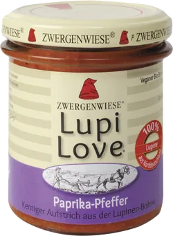 Bio-Brotaufstrich LupiLove mit Paprika & Pfeffer - jetzt online kaufen bei Natur.com
