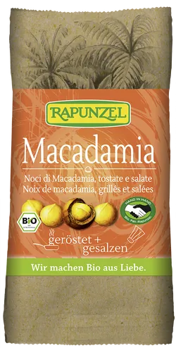 Bio-Macadamianüsse geröstet und gesalzen - jetzt online kaufen bei Natur.com