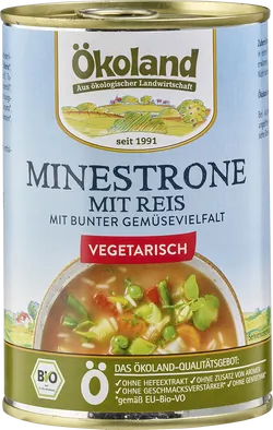 Bio-Minestrone mit Reis - jetzt online kaufen bei Natur.com
