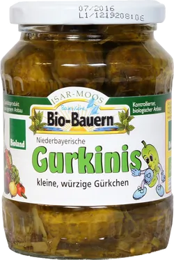 Bio-Mini-Gurken Gurkinis aus Bayern - jetzt online kaufen bei Natur.com