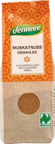 Bio-Muskat gemahlen - jetzt online kaufen bei Natur.com