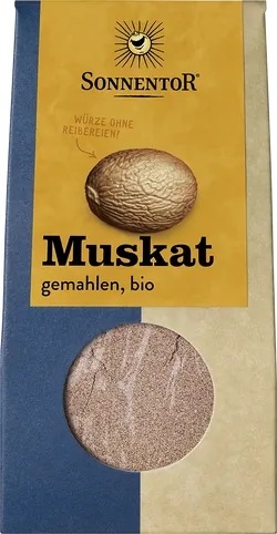 Bio-Muskat gemahlen - jetzt online kaufen bei Natur.com