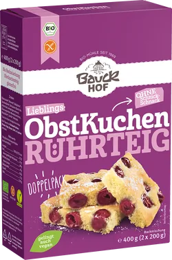 Bio-Obstkuchenteig-Backmischung - jetzt online kaufen bei Natur.com