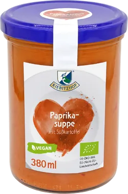 Bio-Paprikasuppe mit Süßkartoffeln - jetzt online kaufen bei Natur.com