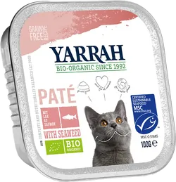 Bio-Pâté mit Huhn, Lachs & Meeresalgen für Katzen - jetzt online kaufen bei Natur.com