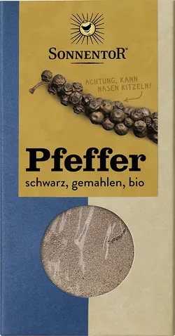 Bio-Pfeffer schwarz gemahlen - jetzt online kaufen bei Natur.com