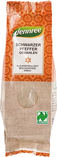 Bio-Pfeffer schwarz gemahlen - jetzt online kaufen bei Natur.com