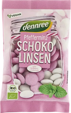 Bio-Pfefferminz-Schokolinsen - jetzt online kaufen bei Natur.com