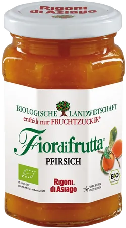 Bio-Pfirsich-Fruchtaufstrich Fiordifrutta - jetzt online kaufen bei Natur.com