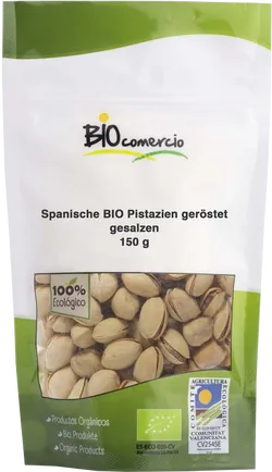 Bio-Pistazien mit Schale geröstet und gesalzen - jetzt online kaufen bei Natur.com