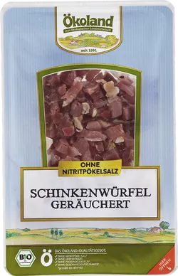 Bio-Premium-Schinkenwürfel luftgetrocknet und geräuchert - jetzt online kaufen bei Natur.com