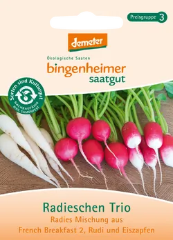 Bio-Radieschen-Trio Saatgut - jetzt online kaufen bei Natur.com