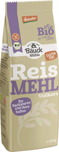 Bio-Reis-Vollkornmehl glutenfrei - jetzt online kaufen bei Natur.com