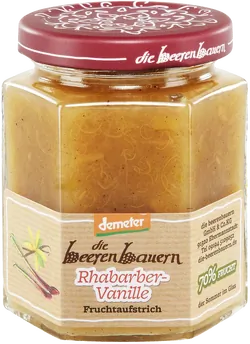 Bio-Rhabarber-Vanille-Fruchtaufstrich - jetzt online kaufen bei Natur.com