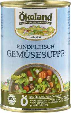 Bio-Rindfleisch-Gemüsesuppe - jetzt online kaufen bei Natur.com