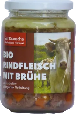 Bio-Rindfleisch mit Brühe - jetzt online kaufen bei Natur.com
