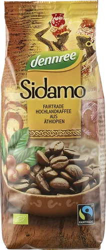 Bio-Röstkaffee aus Sidamo Äthiopien gemahlen - jetzt online kaufen bei Natur.com