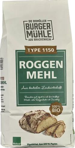 Bio-Roggenmehl Type 1150 - jetzt online kaufen bei Natur.com