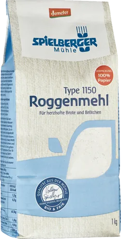 Bio-Roggenmehl Type 1150 - jetzt online kaufen bei Natur.com