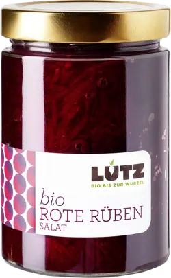 Bio-Rote-Bete-Salat mit Meerrettich im Glas - jetzt online kaufen bei Natur.com