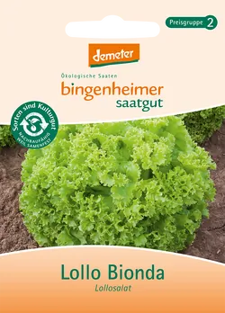 Bio-Saatgut Blattsalat Lollo Bionda - jetzt online kaufen bei Natur.com