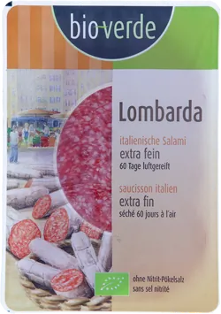 Bio-Salami Lombarda luftgetrocknet geschnitten - jetzt online kaufen bei Natur.com