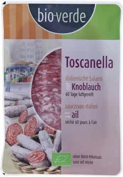 Bio-Salami Toscanella luftgetrocknet geschnitten - jetzt online kaufen bei Natur.com