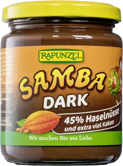 Bio-Samba Dark Haselnuss-Kakao-Aufstrich - jetzt online kaufen bei Natur.com